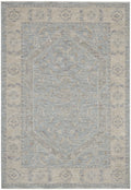 Infinite Blue Vintage Polyester Area Rug