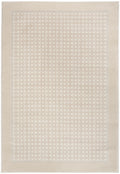 Nordic Beige Modern Polyester Area Rug