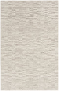 CK029 Captivating Ivory Grey Modern Polyester Area Rug