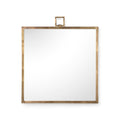 Square Mirror - Brass