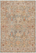 Sahar Blue Persian Polyester Area Rug