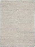 Textured Dots Silver Beach Wool Area Rug