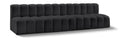 Anwen 119" Vegan Leather Upholstered 4pc. Modular Sectional