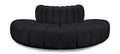 Anwen 90" Vegan Leather Upholstered 4pc. Modular Sectional