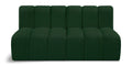 Anwen 60" Green Boucle Fabric Upholstered 2pc. Modular Sectional - S2A