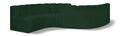 Anwen 145" Green Boucle Fabric Upholstered 6pc. Modular Sectional - S6D