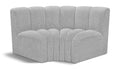Anwen 60" Grey Boucle Fabric Upholstered 2pc. Modular Sectional - S2B