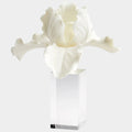 White Iris Sculpture