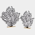 Matte Black & Gold Bonsai Sculpture
