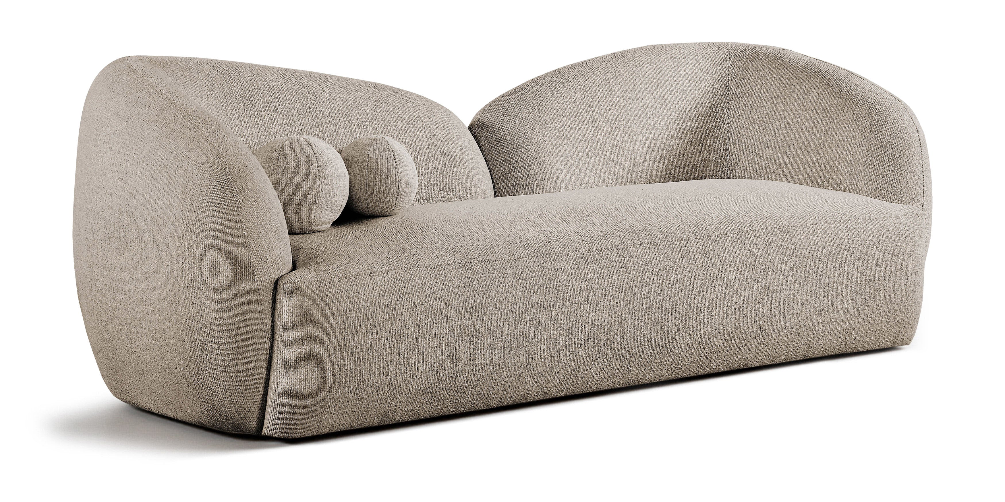 Esmeralda 91" Fabric Upholstered Sofa