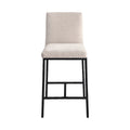 Pisa Chenille Fabric Upholstered Counter Stool