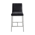 Pisa Chenille Fabric Upholstered Counter Stool