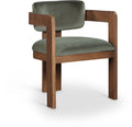 Roderick Green Velvet Upholstered Dining Chair - C