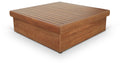 Magdalena Natural Teak Wood Outdoor Patio Coffee Table