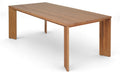 Magdalena 78.75" Natural Teak Wood Outdoor Patio Dining Table