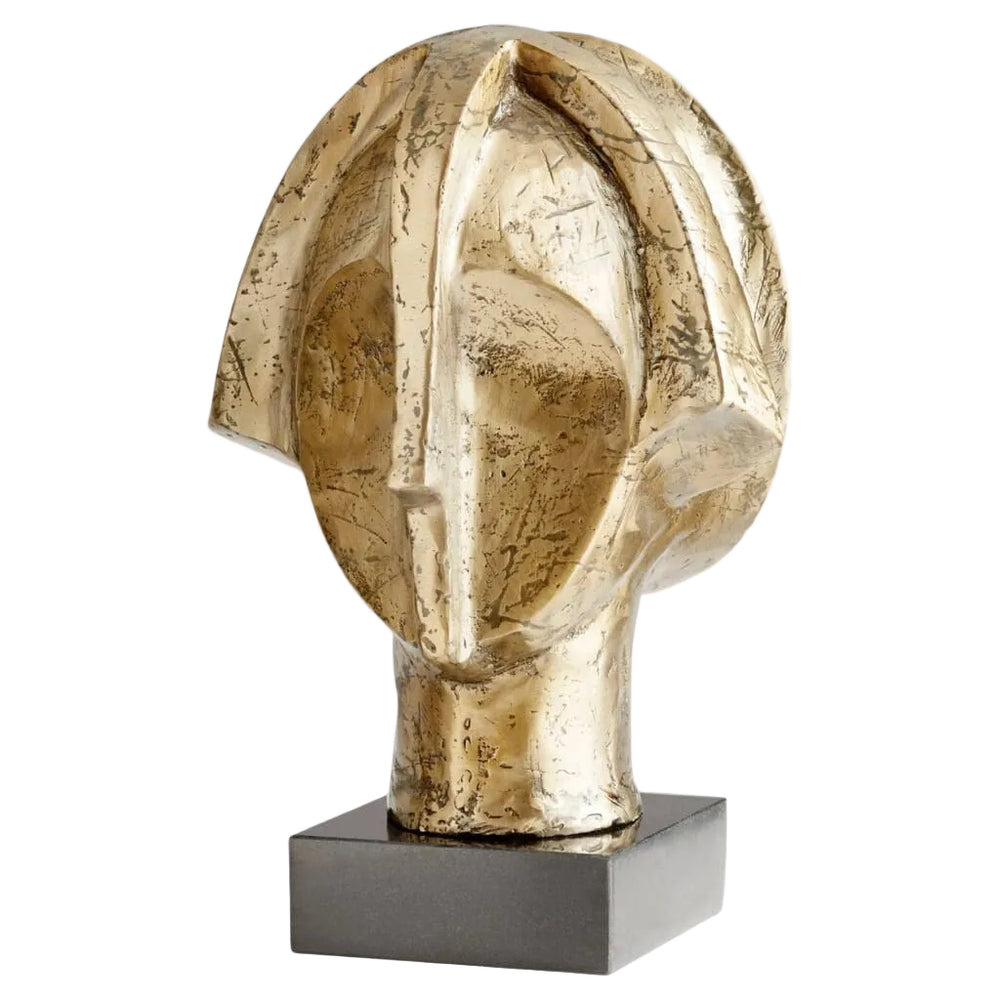 Stoicism Sculpture in Gold