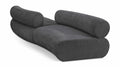 Beaumont 108" Grey Chenille Fabric Upholstered 2 pc. Modular Sectional - S2B