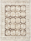 Dekor Ivory Brown Vintage Polypropylene Area Rug