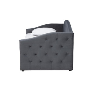 Mansi Grey Twin Daybed with Storage