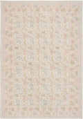 Botanical Washables Beige Multicolor Farmhouse Polyester Area Rug