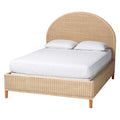 Lanica Japandi Sun-Bleached Queen Bed