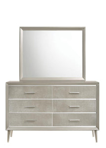Ramon 6-drawer Dresser Metallic Sterling