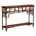 Sebalio Tortoise Natural Rattan Console Table