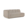 Maiori 76.75" Fabric Upholstered Left Arm Sofa