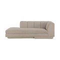 Maiori Fabric Upholstered Left Arm Chaise
