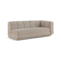 Maiori 76.75" Fabric Upholstered Right Arm Sofa
