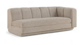 Maiori 76.75" Fabric Upholstered Right Arm Sofa