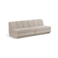 Maiori Beige Fabric Upholstered 2pc. Modular Sofa - S2B