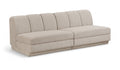 Maiori Beige Fabric Upholstered 2pc. Modular Sofa - S2B