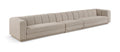 Maiori Beige Fabric Upholstered 3pc. Modular Sofa - S3A