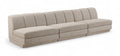 Maiori Beige Fabric Upholstered 3pc. Modular Sofa - S3B