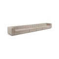 Maiori Beige Fabric Upholstered 4pc. Modular Sofa - S4A