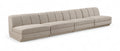Maiori Beige Fabric Upholstered 4pc. Modular Sofa - S4B