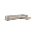 Maiori Beige Fabric Upholstered 3pc. Modular Sectional - Sec3A