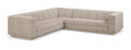 Maiori Beige Fabric Upholstered 3pc. Modular Sectional - Sec3B