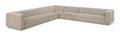 Maiori Beige Fabric Upholstered 5pc. Modular Sectional - Sec5A