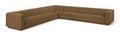 Maiori Brown Fabric Upholstered 5pc. Modular Sectional - Sec5A