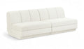 Maiori Cream Fabric Upholstered 2pc. Modular Sofa - S2B