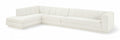Maiori Cream Fabric Upholstered 3pc. Modular Sectional - Sec3D