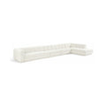 Maiori Cream Fabric Upholstered 4pc. Modular Sectional - Sec4A