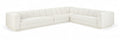Maiori Cream Fabric Upholstered 4pc. Modular Sectional - Sec4B