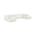 Maiori Cream Fabric Upholstered 4pc. Modular Sectional - Sec4C