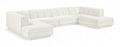 Maiori Cream Fabric Upholstered 4pc. Modular Sectional - Sec4C