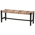 Prita Woven Paper Loom Bench