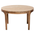 Prospero Round Travertine Coffee Table