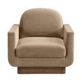 Edmund Velvet Performance Fabric Upholstered Accent Chair